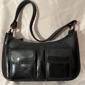 ColeHaan small black leather handbag